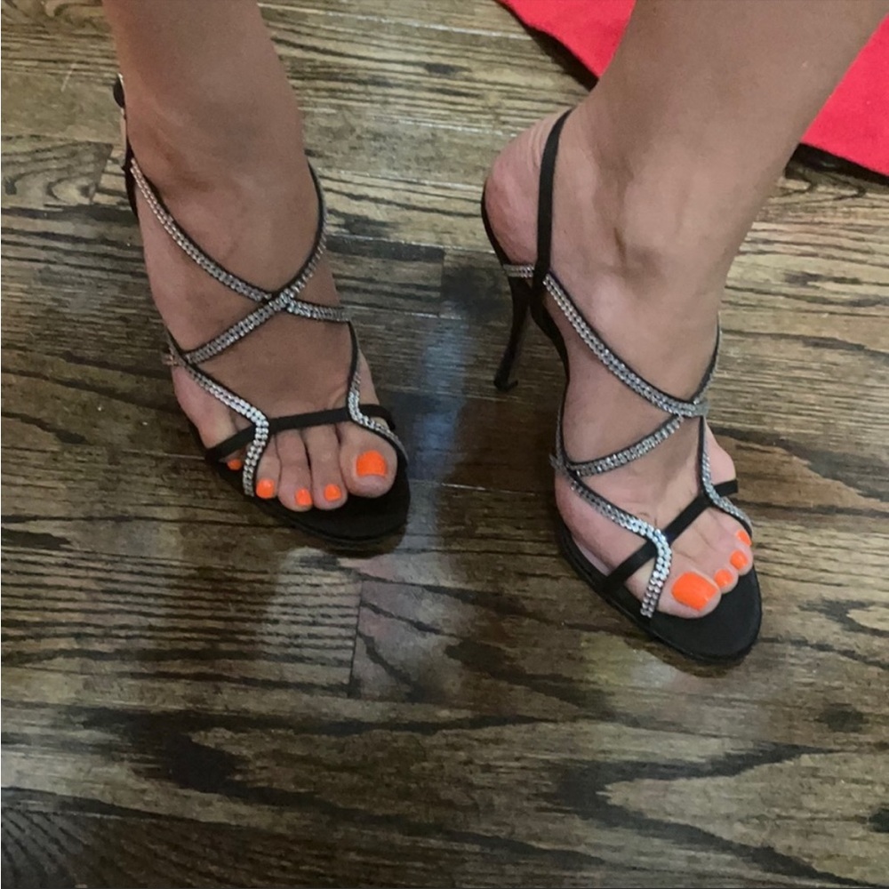 Dolce & Gabbana 💎🖤Silk Sandals - Picture 6 of 16